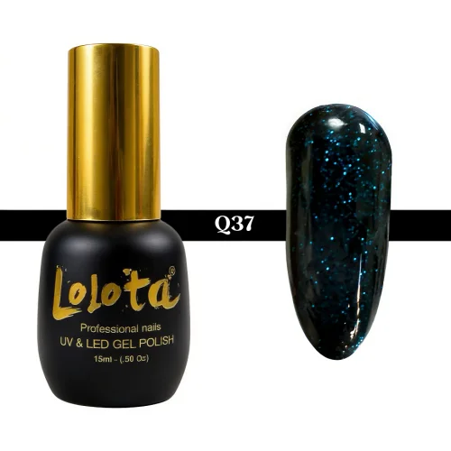Ημιμόνιμο Glitter Επαγγελματικό Βερνίκι Lolota 15ml Q037