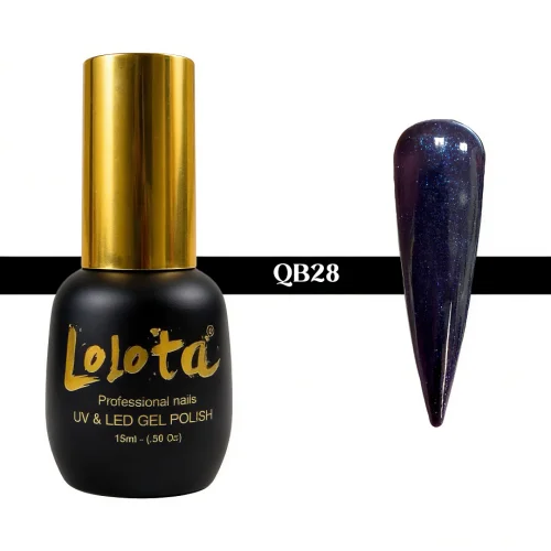 Ημιμόνιμο Glitter Επαγγελματικό Βερνίκι Lolota 15ml QB28